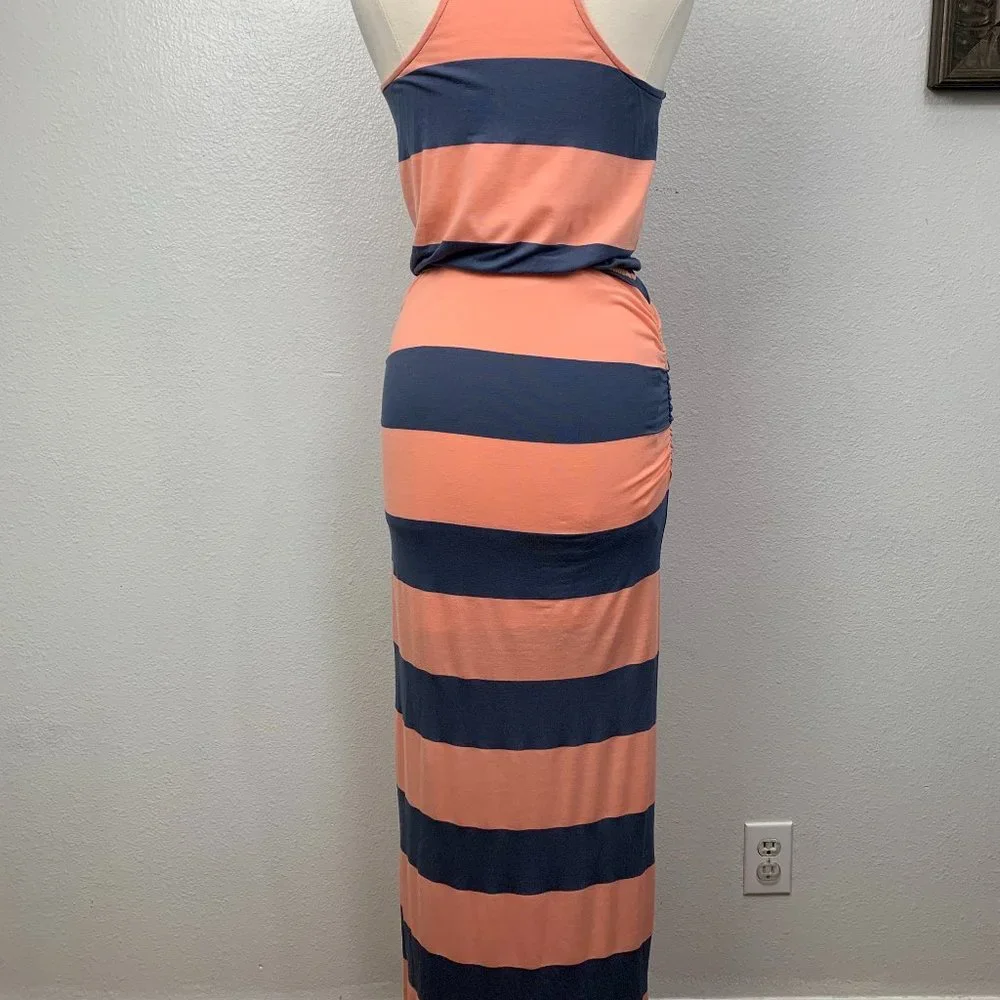 Splendid Luna Lake Striped‎ Racerback Maxi Dress